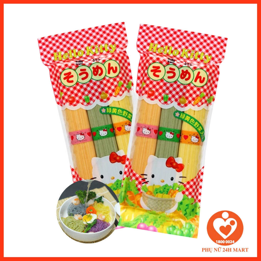 Mì Somen rau củ Hello Kitty cho bé
