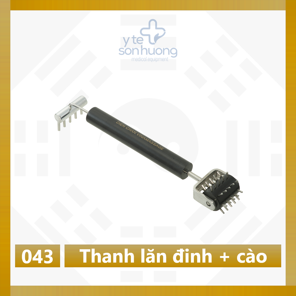 Dụng cụ diện chẩn - Thanh lăn đinh + cào diện chẩn