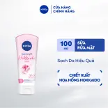 Sữa Rửa Mặt Tạo Bọt NIVEA Chiết Xuất Hoa Hồng Hokkaido (100 ml) - 84984