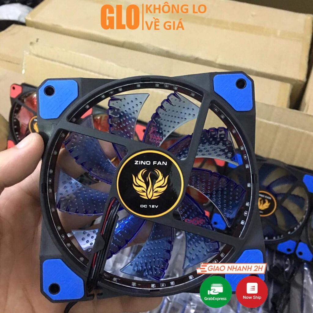 Fan tản nhiệt case 12cm led 33 bóng