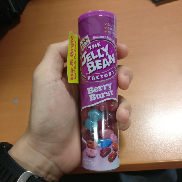 [Hàng Nhập khẩu - xả mạnh] 04 lon kẹo trái cây vị tự nhiên Jelly Bean Fruit (100gr lon - hsd 5 2022) 4
