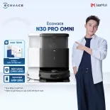 Robot hút bụi lau nhà Ecovacs Deebot N30 Pro Omni 2025 - Lực hút siêu mạnh 10.000Pa - Trạm sạc OMNI