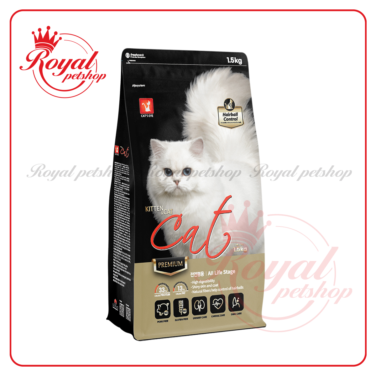 Cat's eye premium - thức ăn hạt cho mèo mọi lứa tuổi nhập khẩu hàn quốc