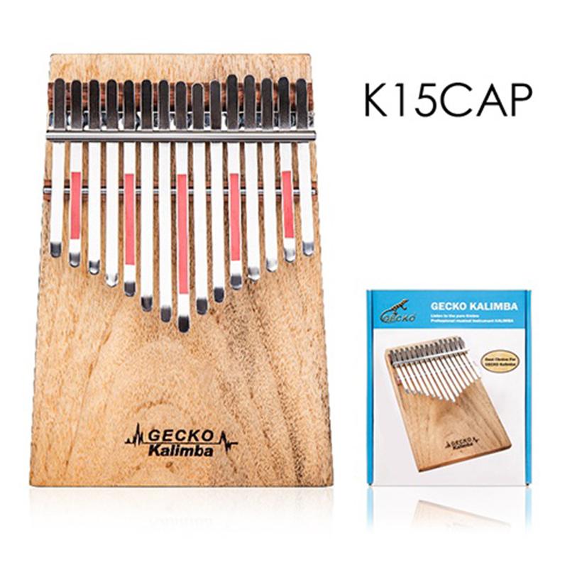 ( CÓ SẴN ) ĐÀN THUMB PIANO 17 PHÍM GECKO GỖ CAO CẤP - Kalimba 17 Keys