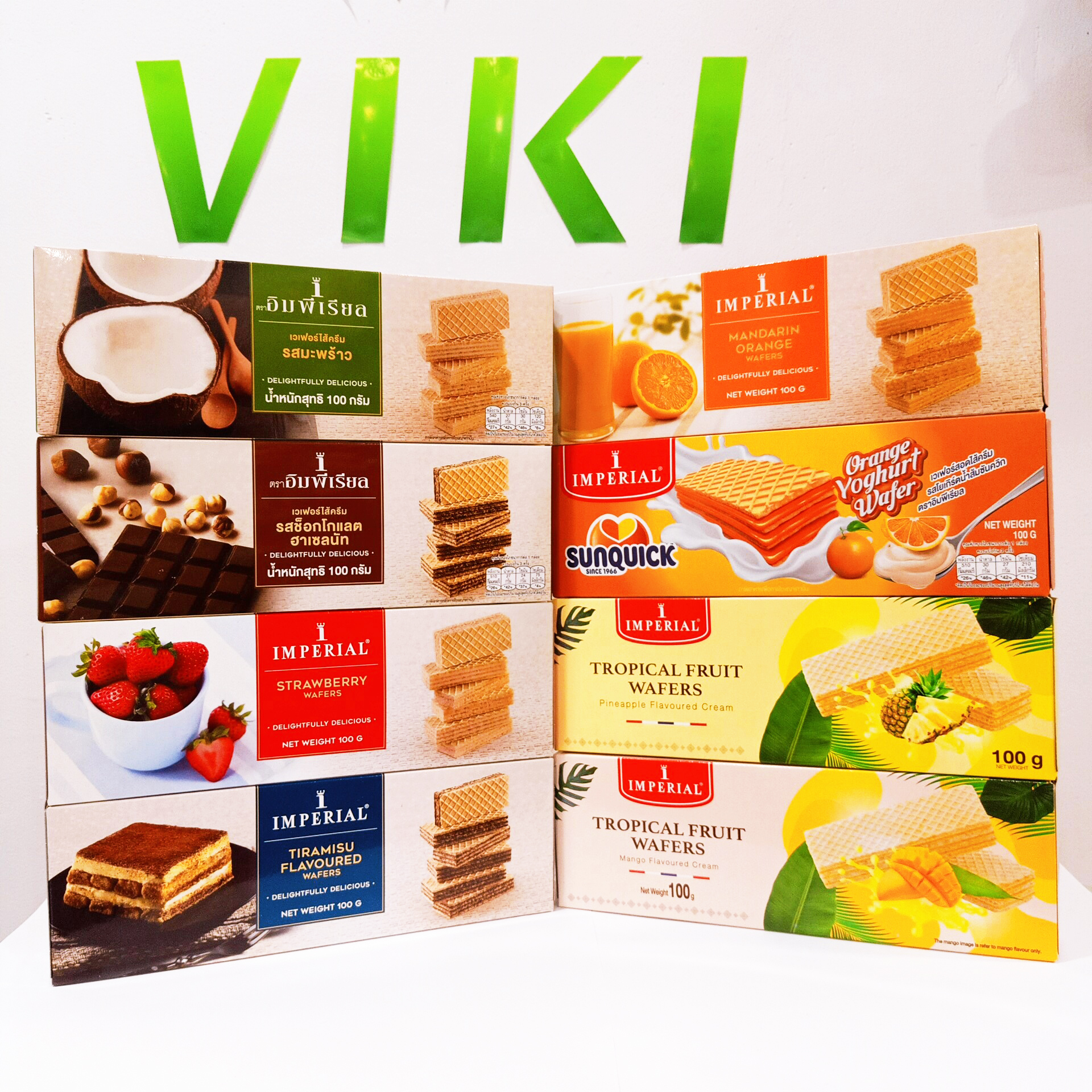 Bánh xốp kem imperial thái lan hộp 100g