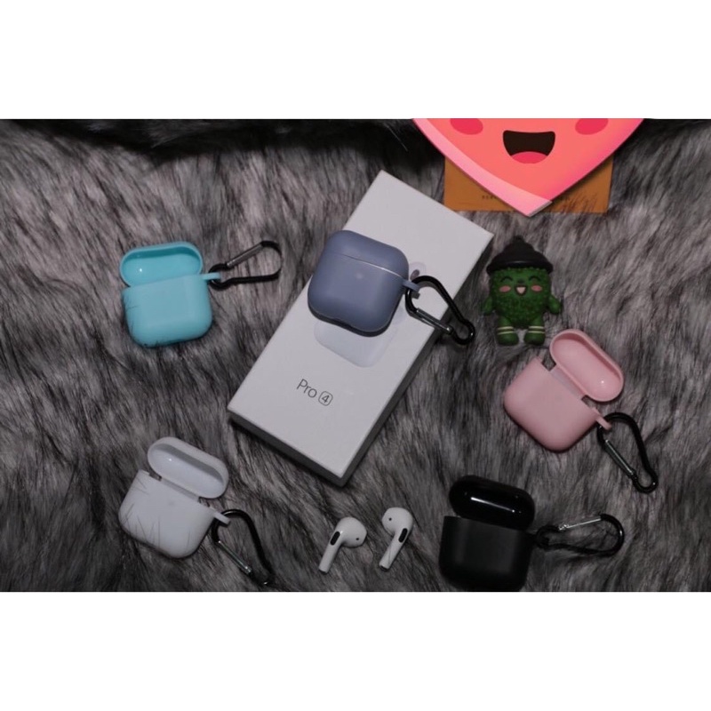 Vỏ Bọc Tai Nghe AirPods Pro 4/ Pro 5 Silicon Dẻo Trơn