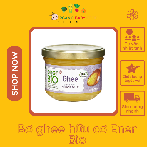 Bơ ghee EnerBio hữu cơ Ener Bio 180gr
