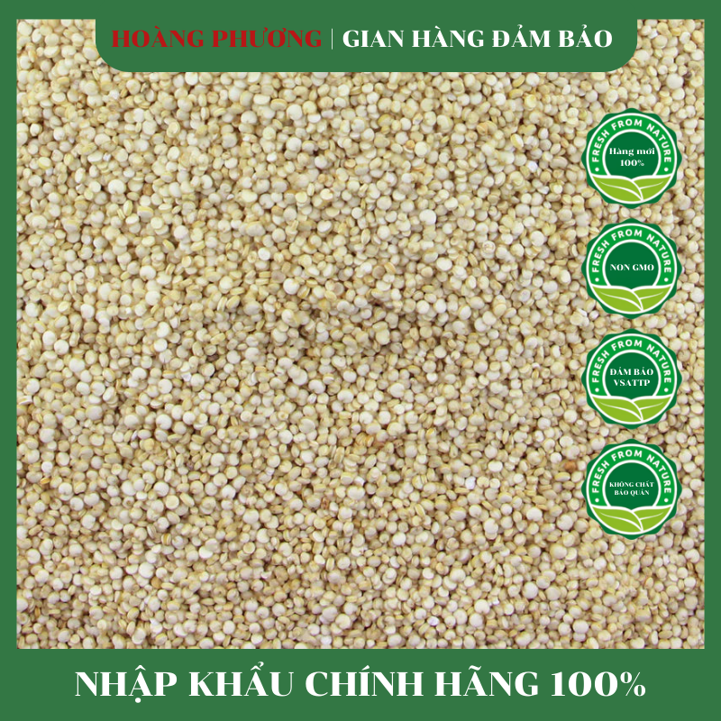 Hạt Diêm Mạch Trắng White Quinoa Absolute Organic 500G - Hạt Dinh Dưỡng Hoàng Phương