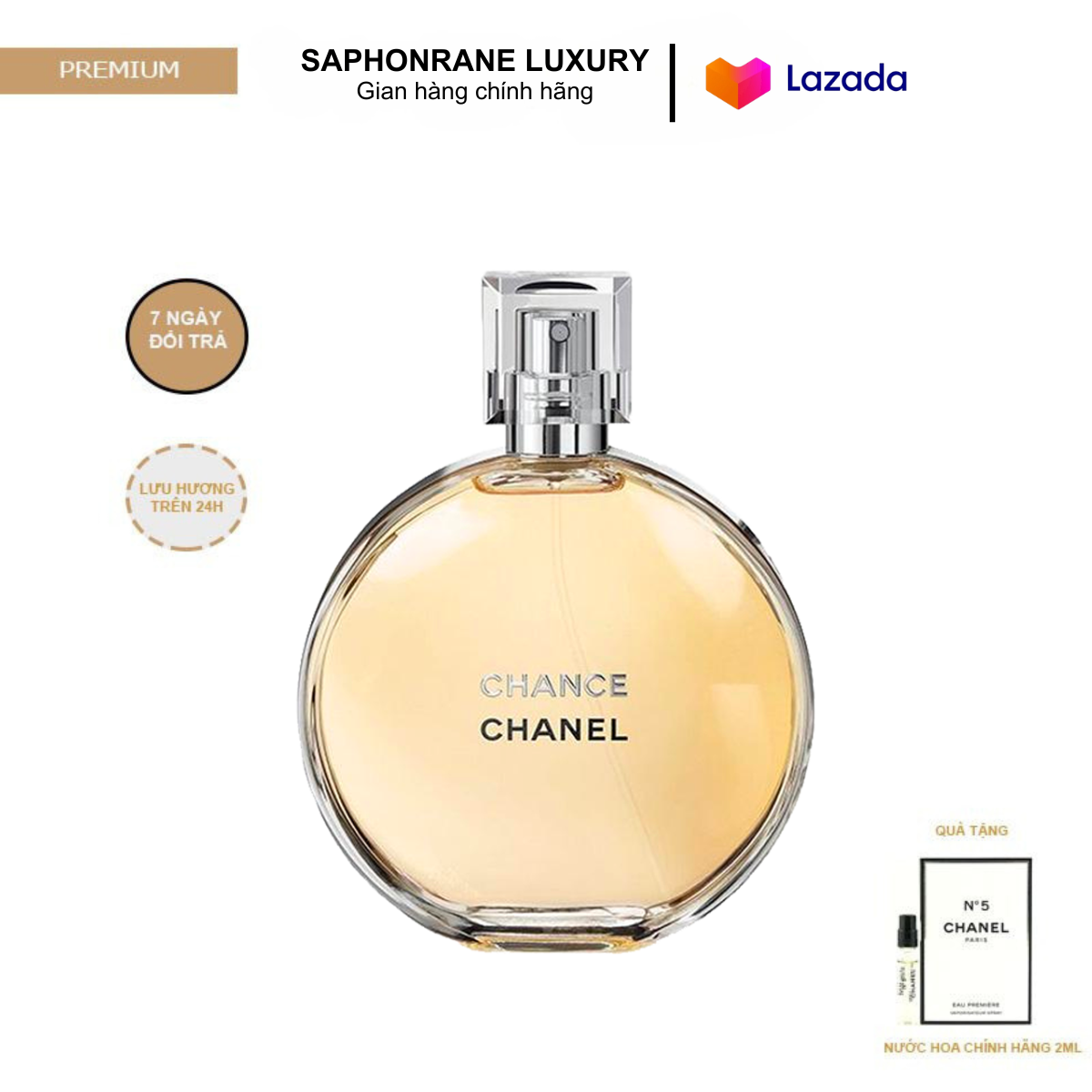 Nước hoa nữ chance vàng edp 100ml - nước hoa lưu hương lâu trê 8h - nước hoa siêu hot , nước hoa }