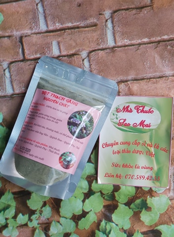 100gr bột lá thạch găng tự nhiên