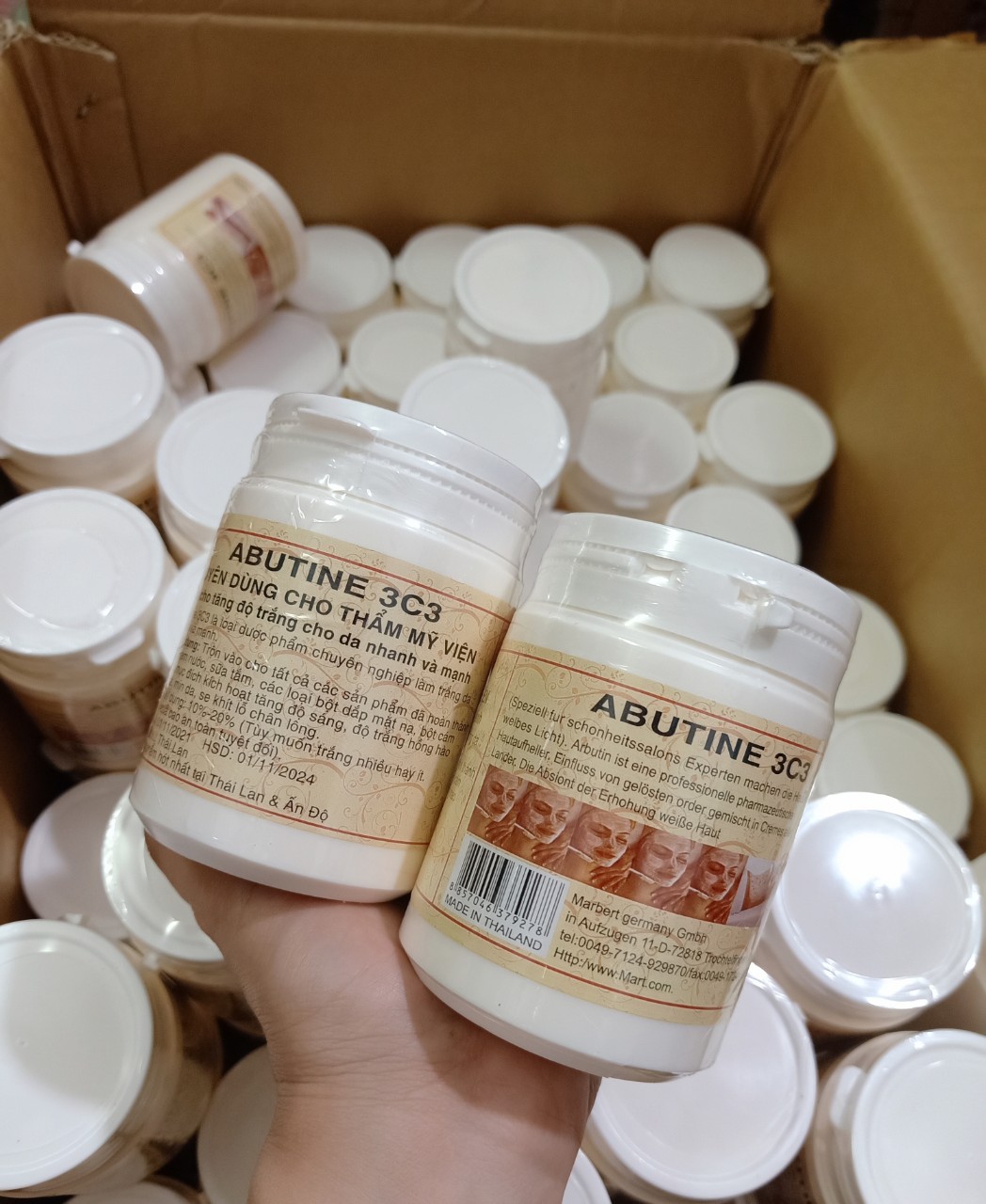 Combo 2 hộp kem kích trắng abutin 3c3 dưỡng da thái lan- kem body siêu trắng nhanh chỉ trong 7 ngày sử dụng