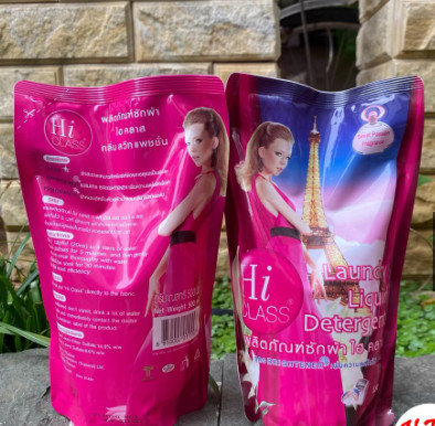 Nước Giặt HiClass Thái Lan Túi 500ml, Nước giặt Thái Giặt sạch thơm, an toàn cho da