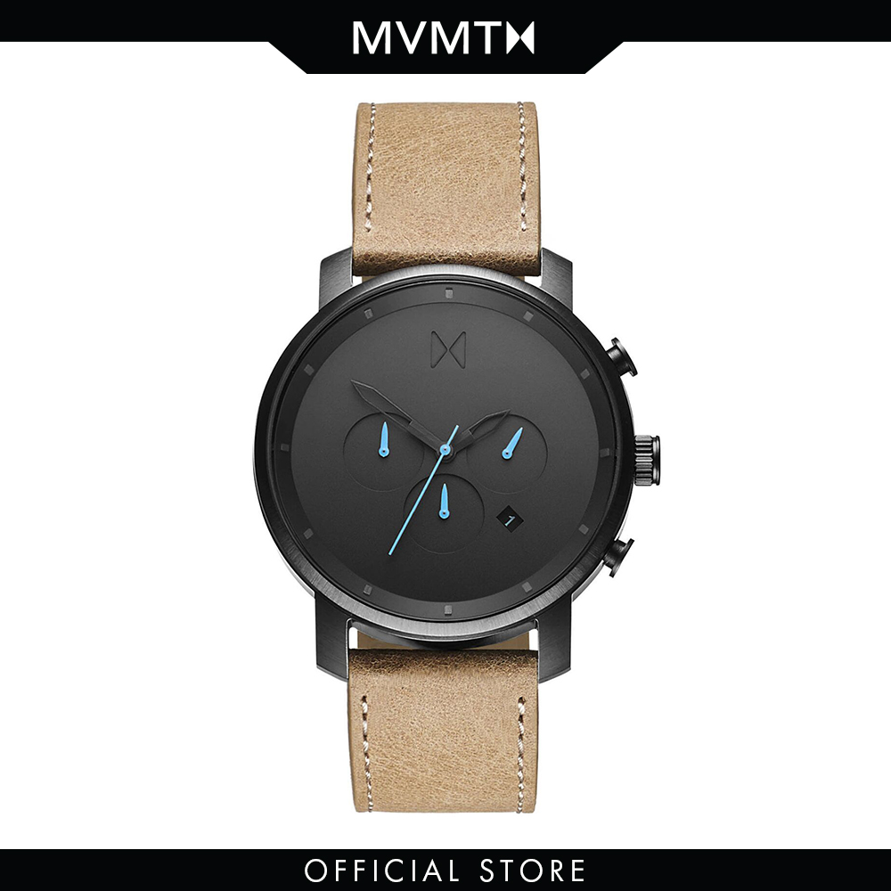 Đồng hồ nam mvmt dây da 45mm - chrono d-mc01gml