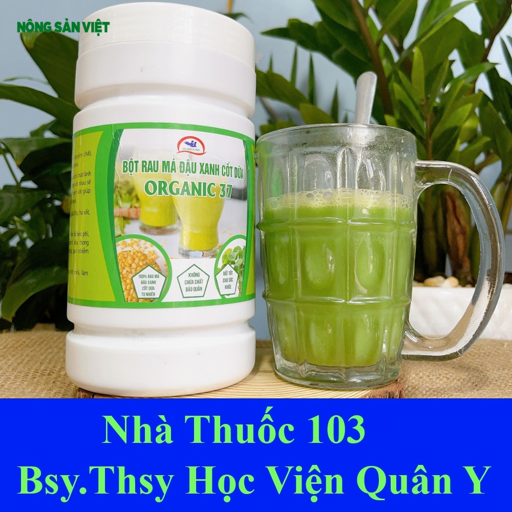  Bột rau má đậu xanh cốt dừa organic 37  hàng mới về  