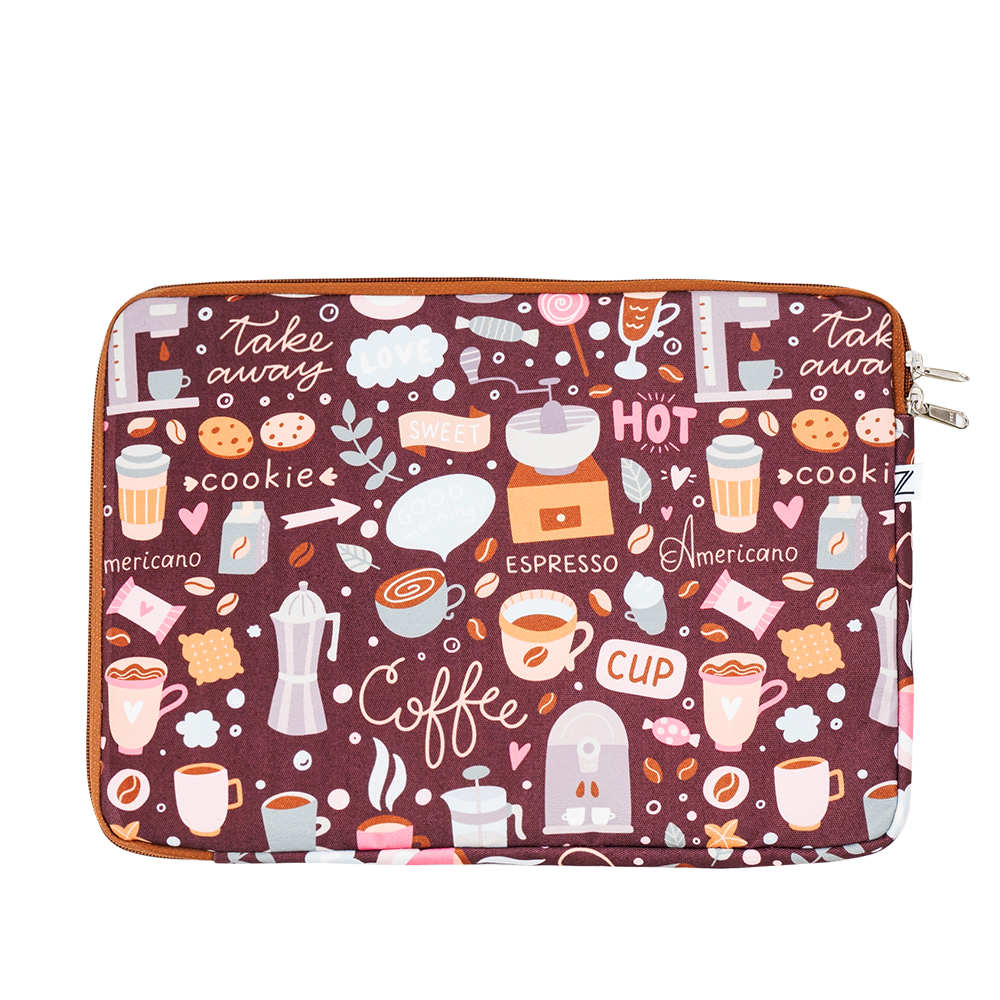 Túi chống sốc laptop Coffee Cups | Ziczac Design