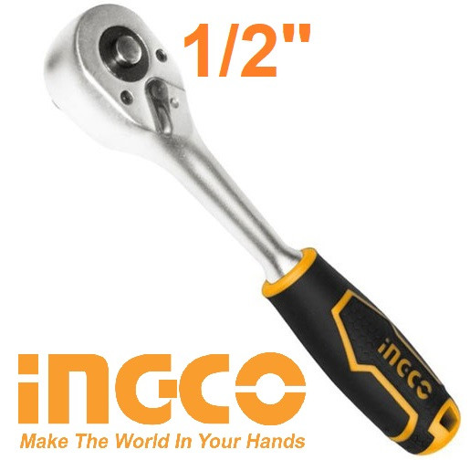 Cần siết lực 2 chiều 1/2inch 72 răng 260mm crv ratchet wrench ingco hrth8412