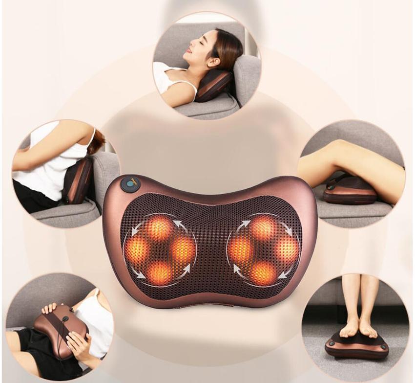 Gối massage hồng ngoại 8 bi đa năng FP-8028