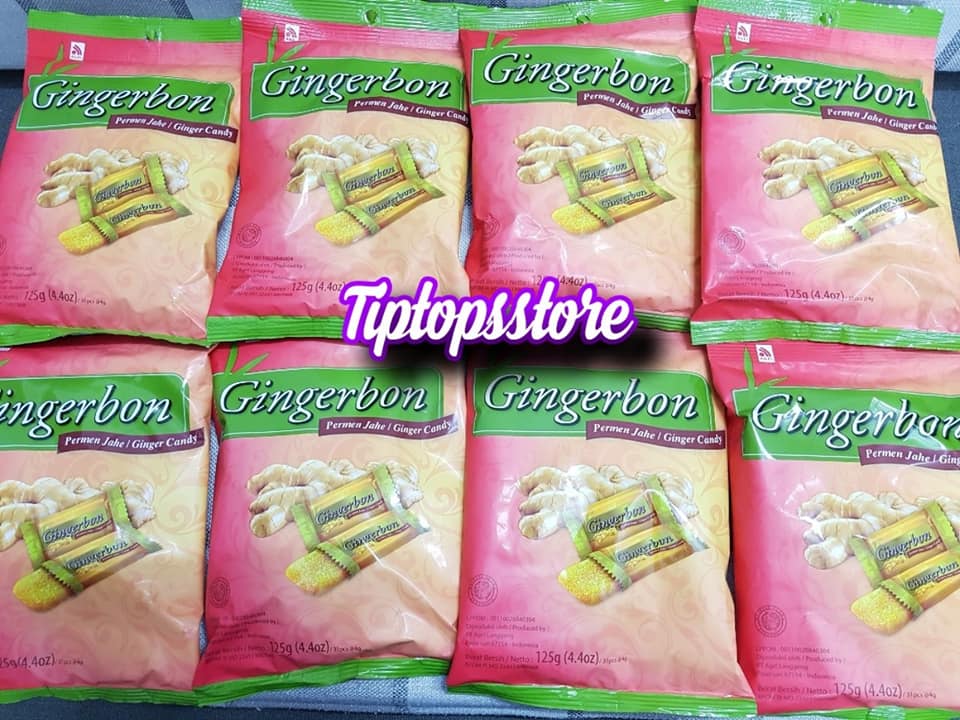 KẸO DẺO GỪNG GINGERBON INDONESIA 125G