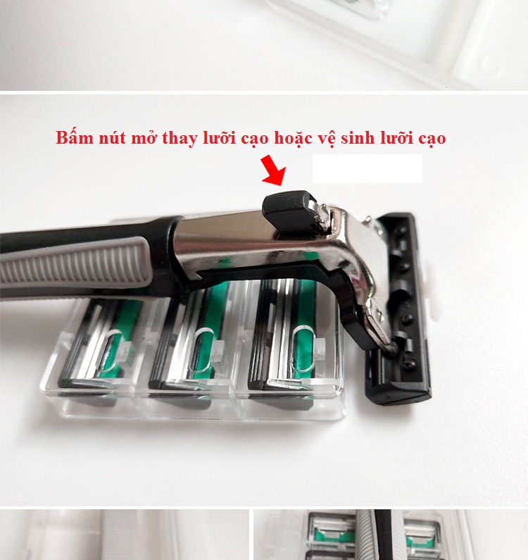 Combo dao cạo râu 30 đầu 2 lưỡi + 1 thân dao cao cấp - dao cạo râu 30 đầu 2 lưỡi sắc bén và 1 thân dao tốt