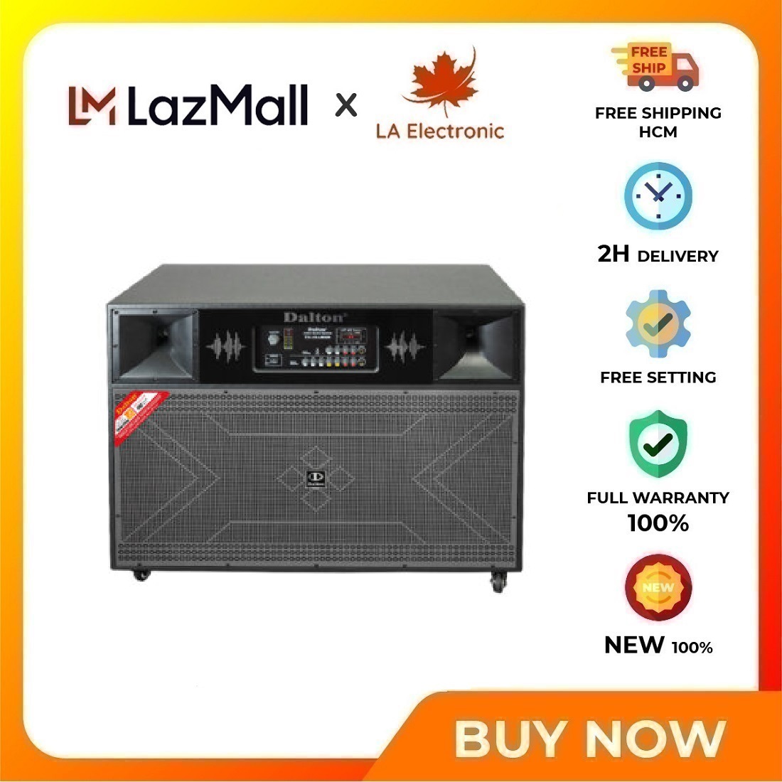 Loa kéo điện dalton ts-18a8000 - miễn phí vận chuyển hcm
