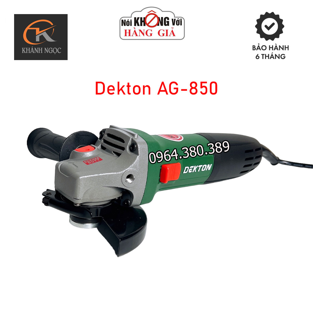 Máy mài cầm tay dekton dk-ag850 công suất 850w công tắc sườn lõi đồng 100%