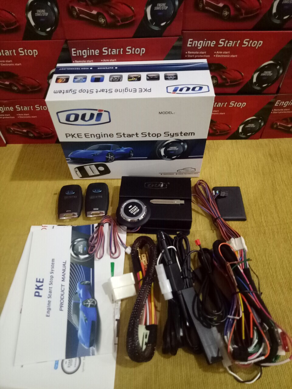 Bộ chìa khóa thông minh (SMART KEY) START-STOP điều khiển từ xa dành cho dòng xe OTO KIA cao cấp OVI