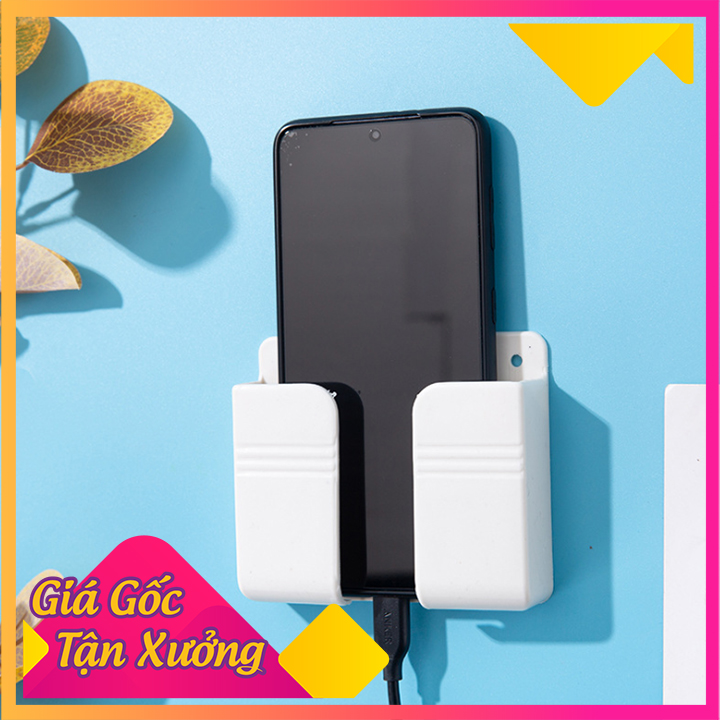 Kệ gắn tường để điện thoại khi sạc tiện lợi
