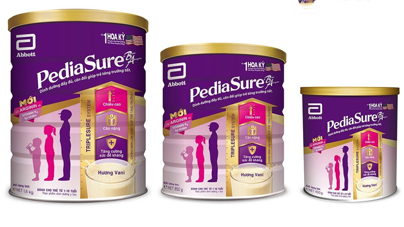 [HCM]Sữa Bột Pediasure B/A 1.6kg Hương Vani [ Chính Hãng ]