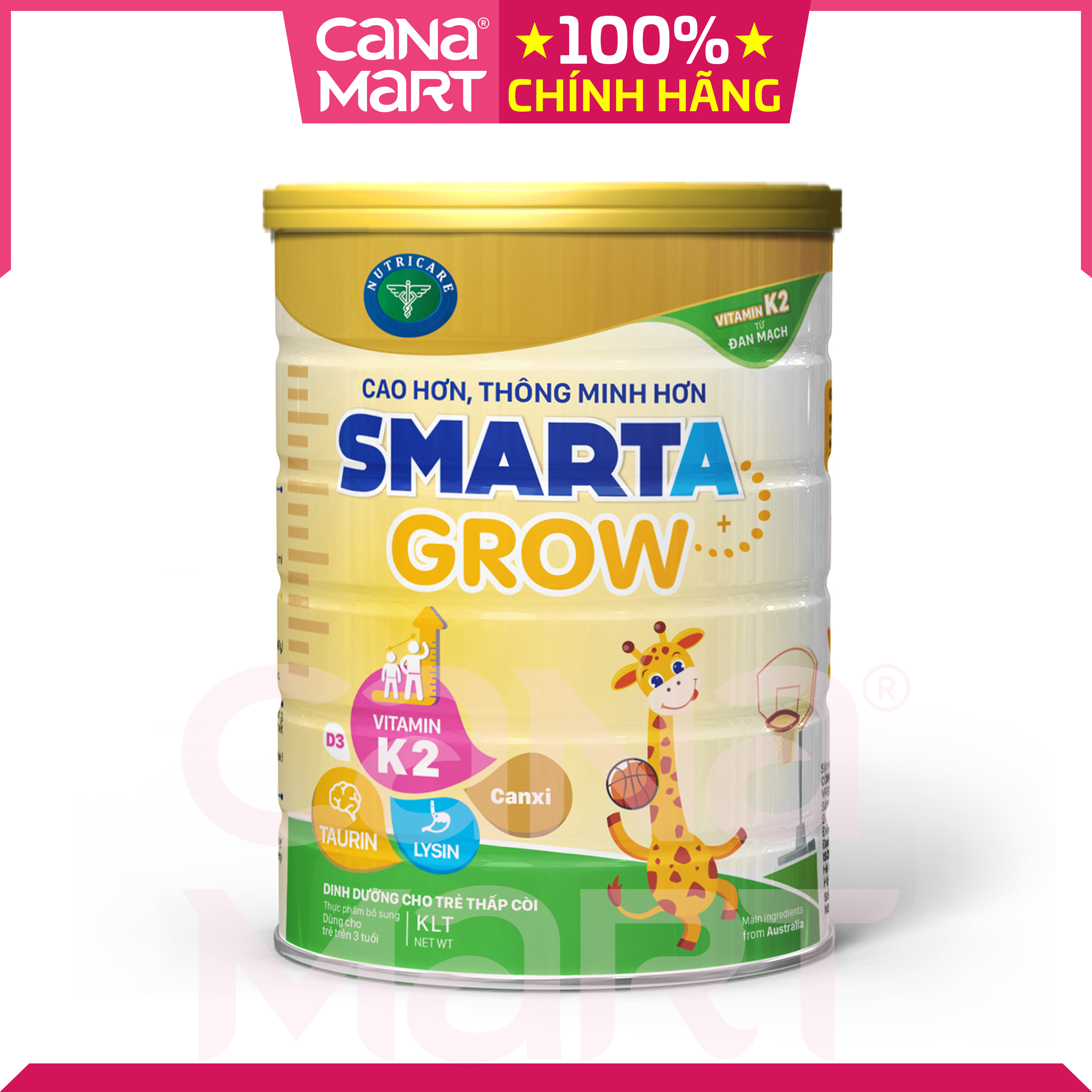 Sữa bột Nutricare Smarta dinh dưỡng cho trẻ thấp còi (400g)