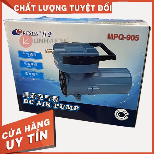 [HCM]máy sủi oxy resun mpq 905 100W sử dụng bình ắc quy 12V