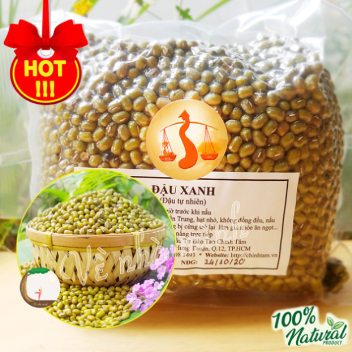 [HCM]ĐẬU XANH THUẦN CHỦNG HỮU CƠ TỰ NHIÊN 100% 300G-500G ( Hạt đỗ xanh ) dùng nấu chè làm giá đậu làm bánh & sữa...