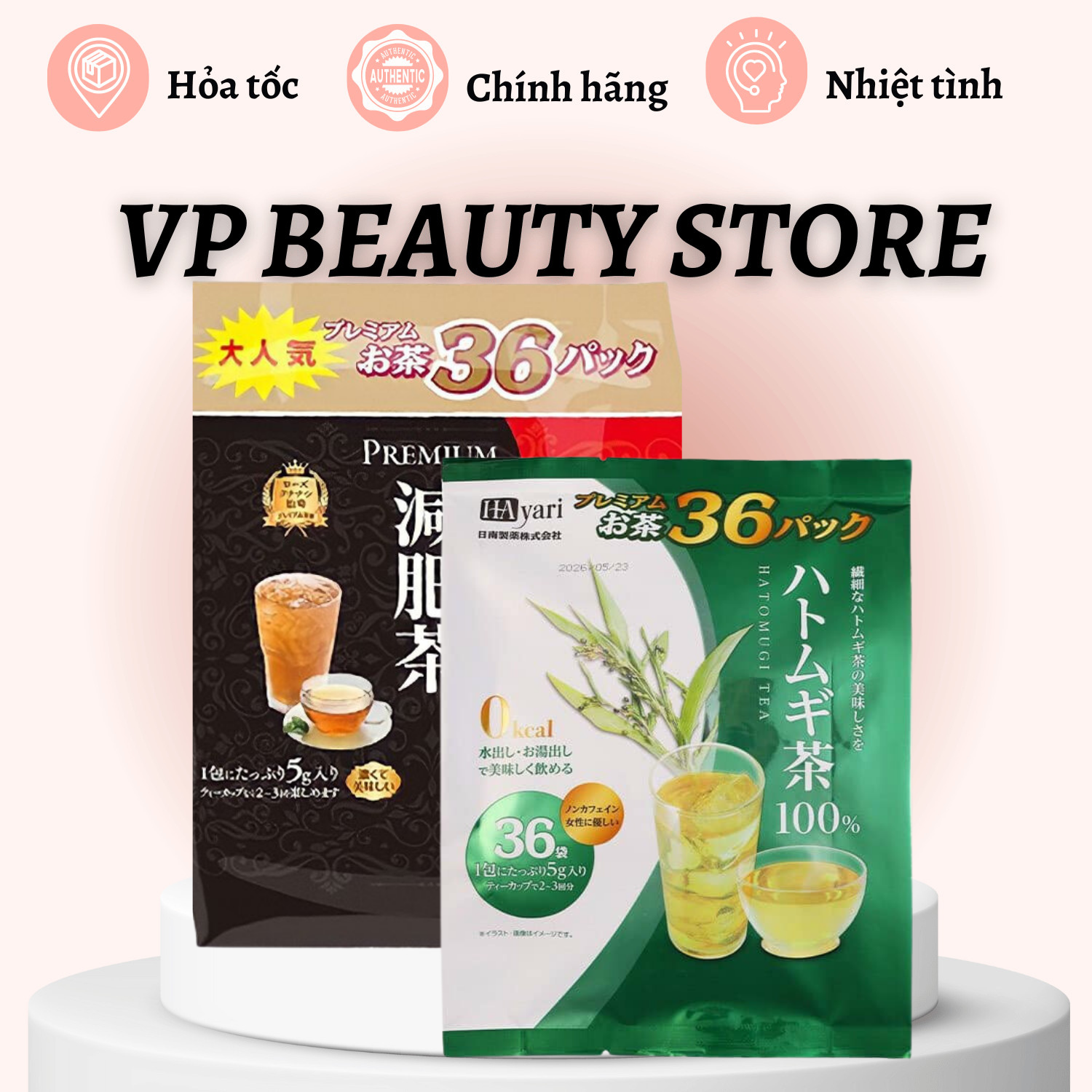Trà thải độc giảm mỡ trắng da hayari nhật bản 36 gói