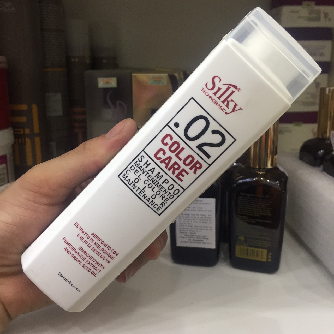 [HCM]Dầu gội dưỡng màu tóc nhuộm Silky Color Care Shampoo 250ml