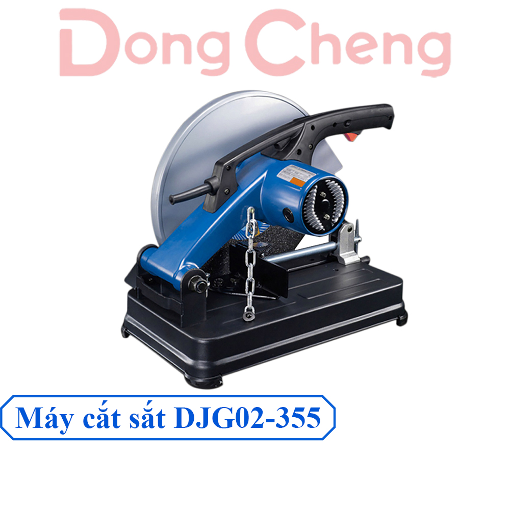 Máy cắt sắt dongcheng djg02-355 công suất lớn 2000w hoạt động mạnh mẽ, có độ bền cao, chân đế chống trượt hiệu quả - hàng chính hãng
