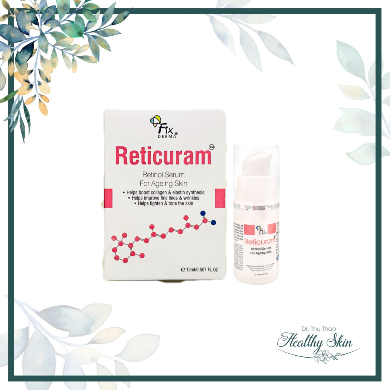 Serum trẻ hoá da fixderma reticuram