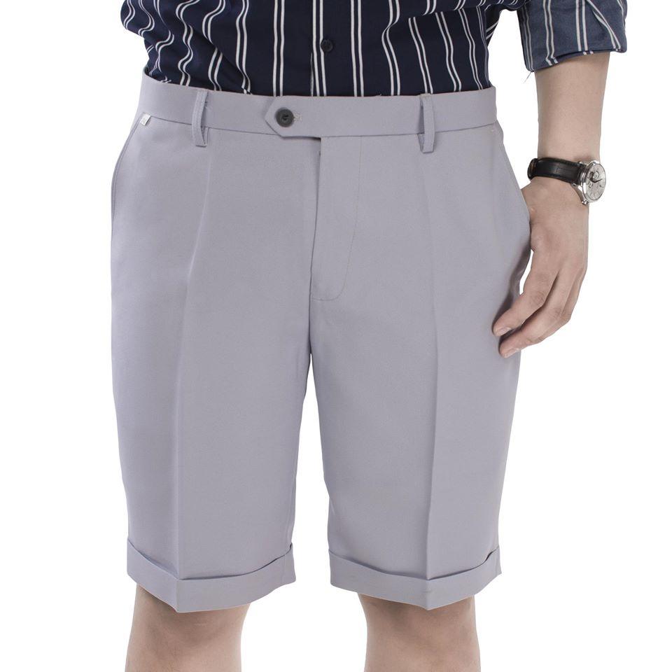 Quần Nam Ngắn Tây Âu Thấm Hút Mồ Hôi, Quần Lửng Nam Đẹp Chất Vải Cotton Thoáng Khí