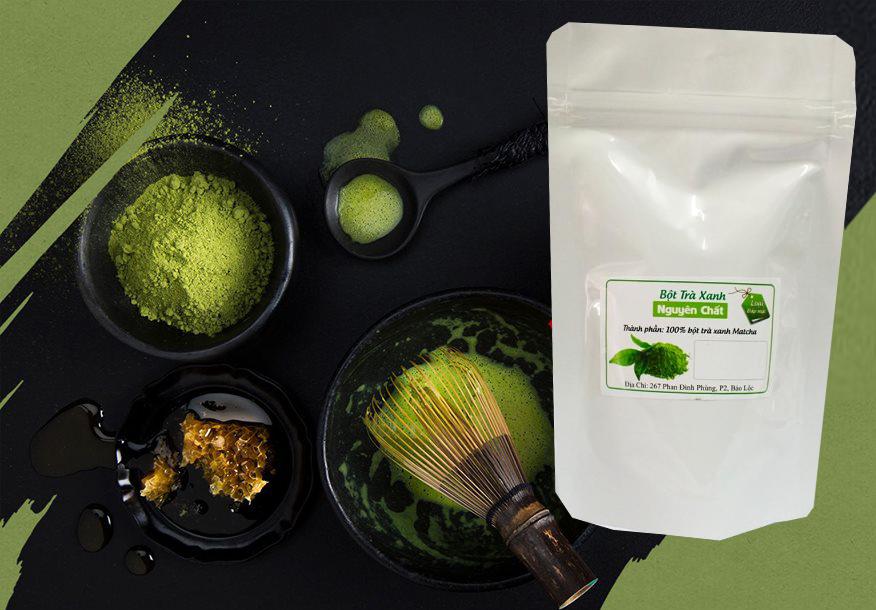 Bột Trà Xanh Nguyên Chất Đắp Mặt 100g