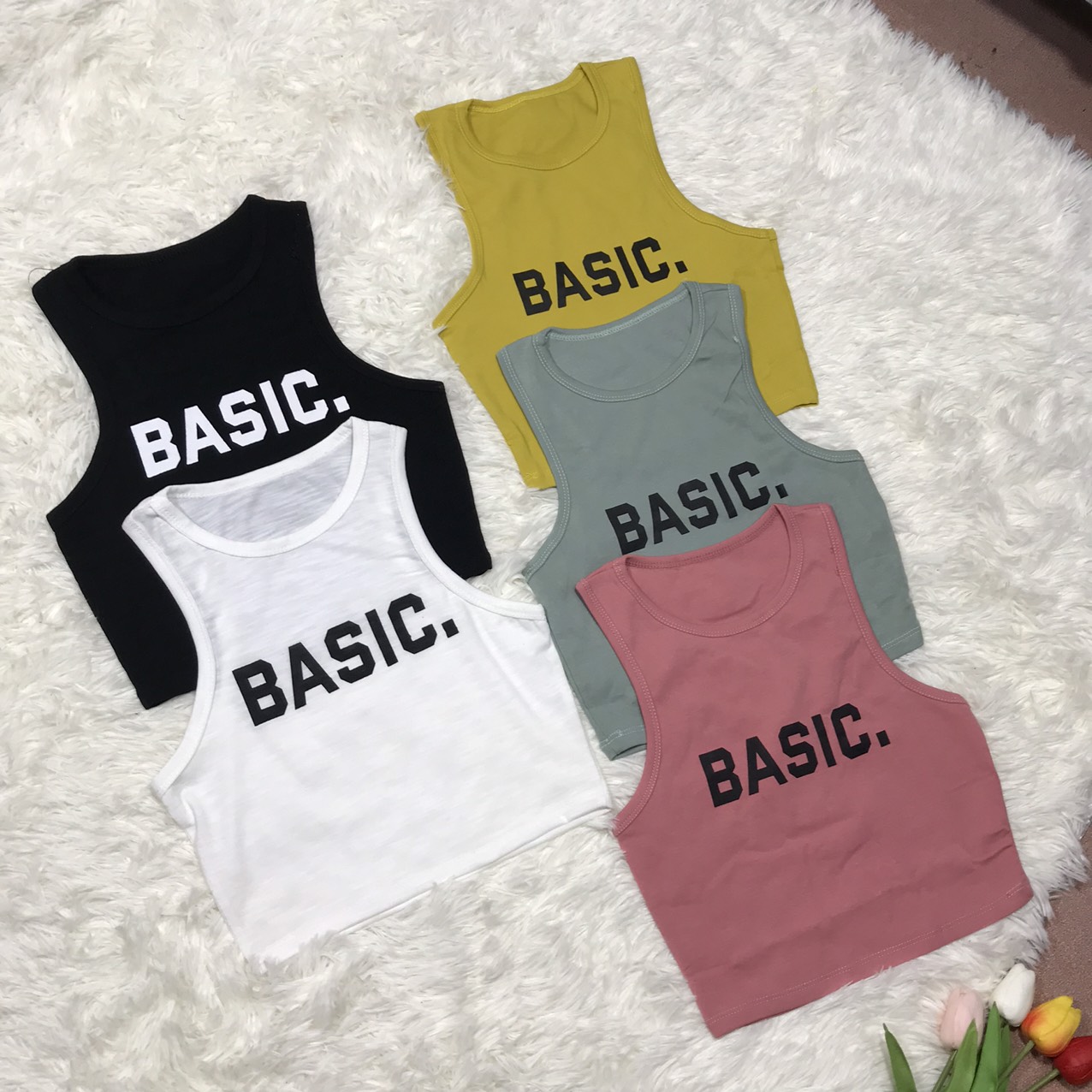 Áo sát nách tanktop, áo ba lỗ nữ croptop kiểu dáng basic nhiều màu trẻ trung, năng động, cá tính