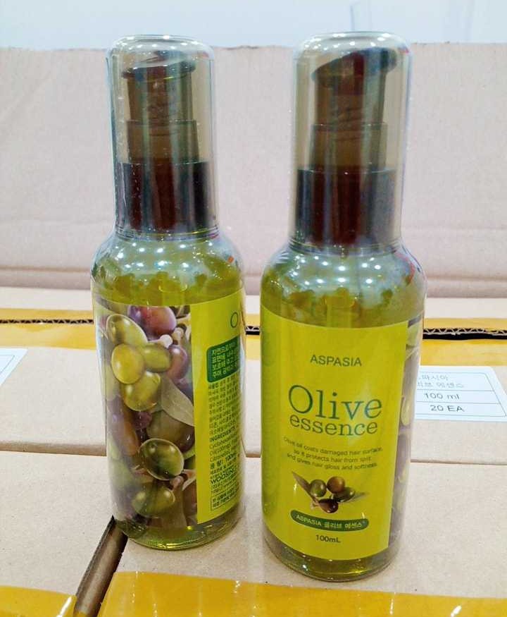 Dầu dưỡng tóc, phục hồi tóc hư tổn olive aspasia