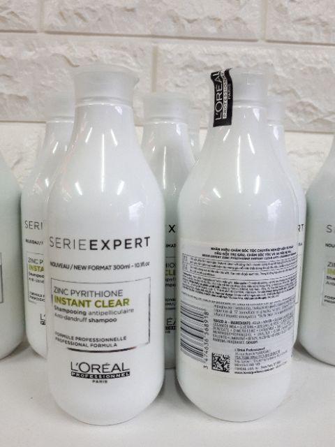 Dầu gội trị gàu l'oreal instant clear 300ml