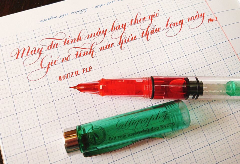 Bút mài Nét Việt NV079 ngòi lá tre cỡ nhỏ