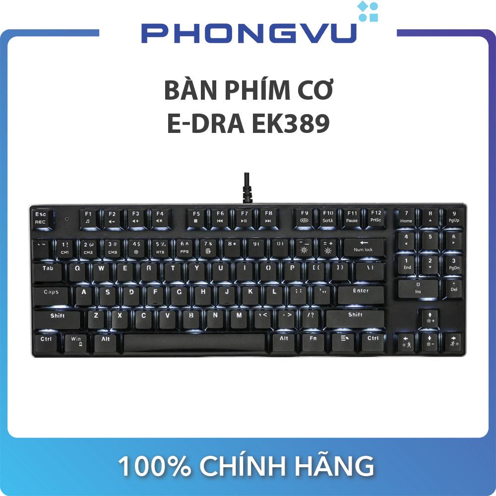 Bàn phím cơ e-dra ek389 - bảo hành 24 tháng