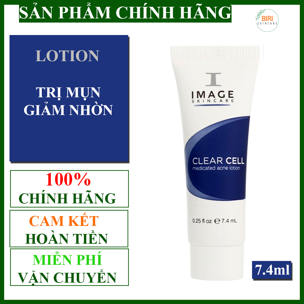 Lotion chấm mụn Image Clearcell 5% Benzol Peroxide Mini 7.4ml