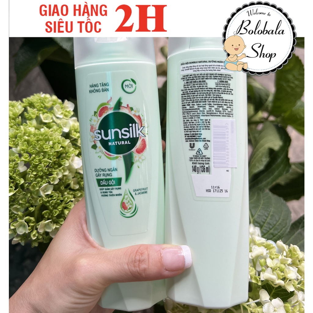 Dầu gội Sunsilk Natural 140g