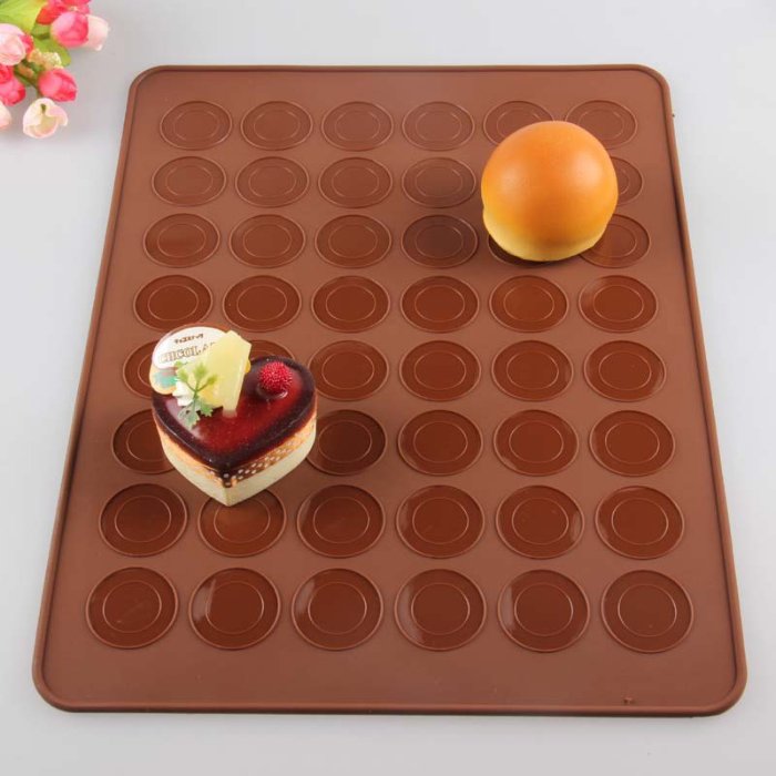 Khuôn silicon macaron 48 lỗ