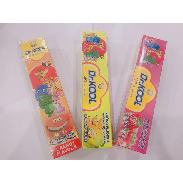Kem đánh răng trẻ em Dr.Kool cam kết hàng đúng mô tả chất lượng đảm bảo an toàn đến sức khỏe người sử dụng đa dạng mẫu mã