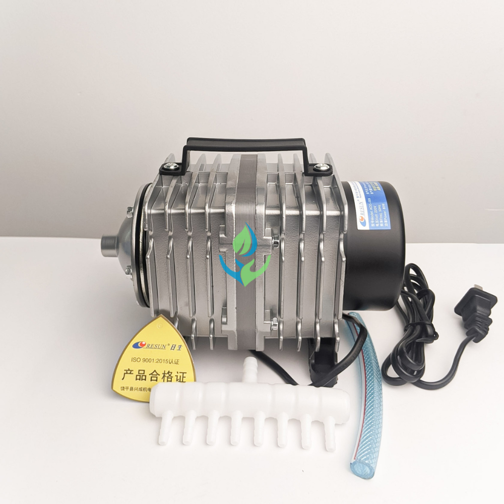 Máy bơm oxi hồ cá - máy thổi oxi cho tôm resun aco - 006 - 80w dùng cho hồ cá, hồ koi
