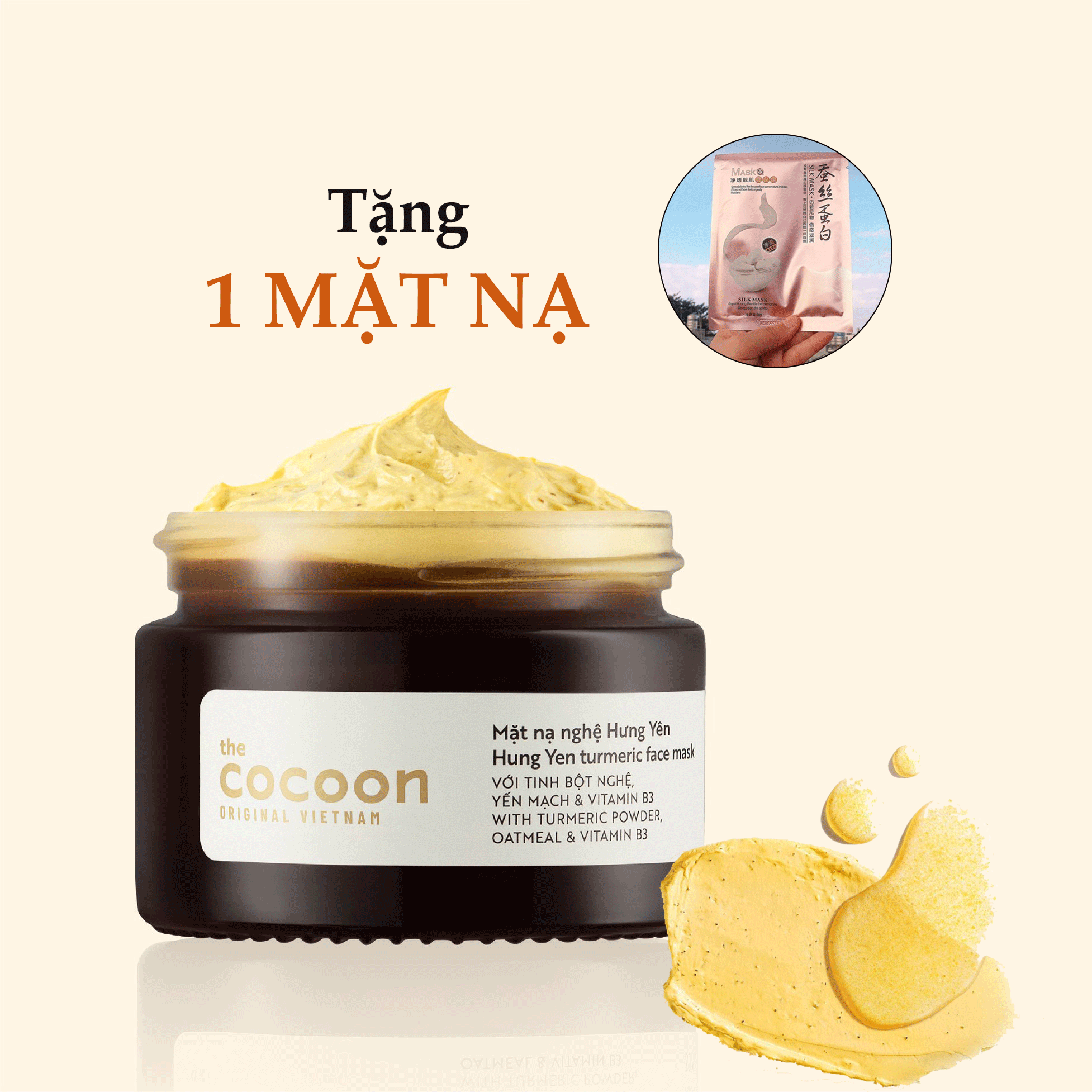 Mặt nạ nghệ Hưng Yên giảm mụn, mờ thâm, dưỡng sáng và chống lão hóa