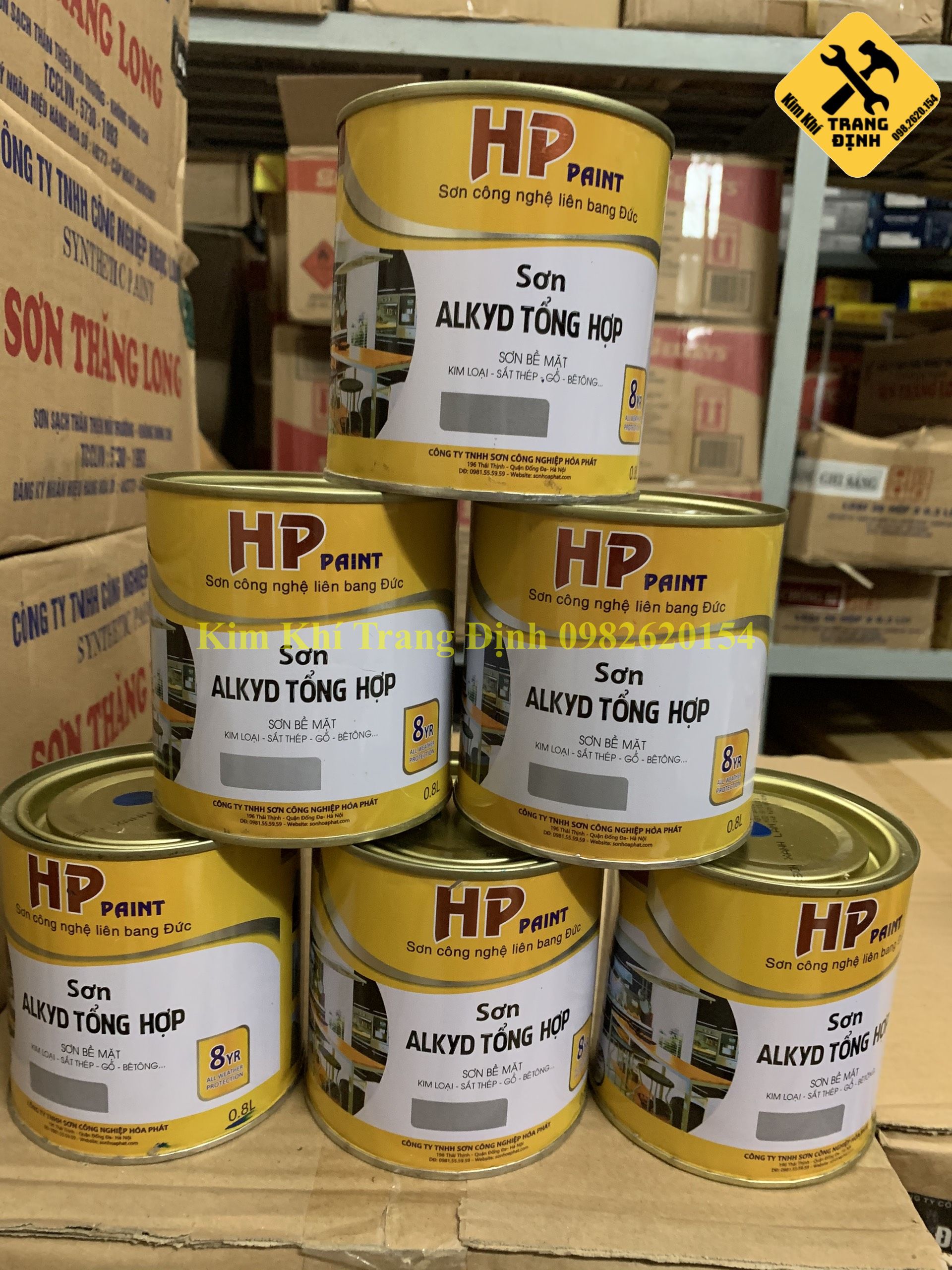 Sơn Tổng Hợp Cho Sắt Kim Loại Gỗ Bê Tông 300ml - 1 lọ