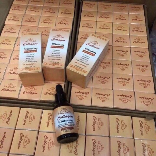Serum dưỡng trắng da Collagen 701 , serum trị mụn trắng da colagen 701, serum colagen ngừa mụn giảm thâm , serum 701 dưỡng da trắng hồng , ngừa tàn nhang